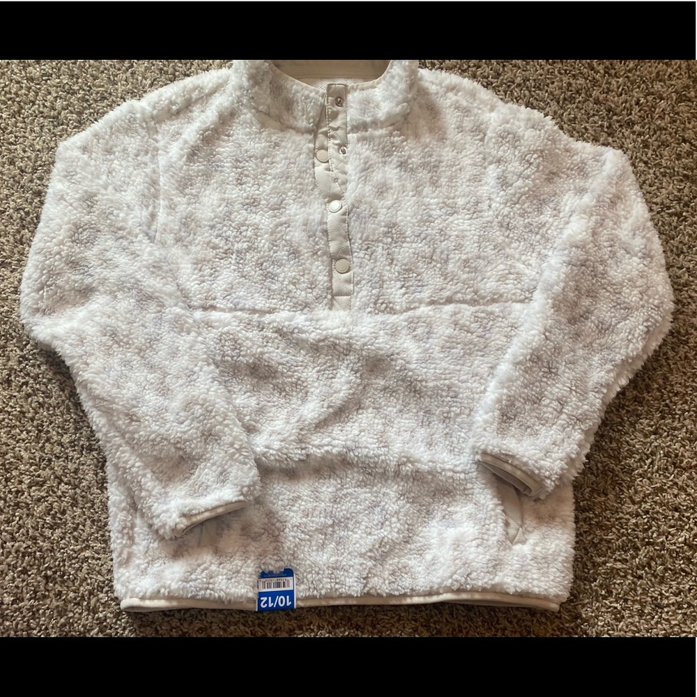 Girls Pullover Sherpa Fleece